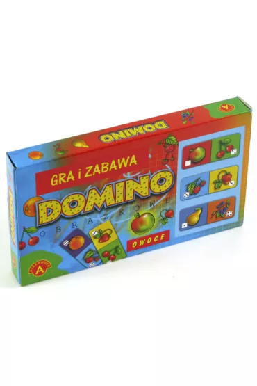 Domino obrazkowe OWOCE Alexander