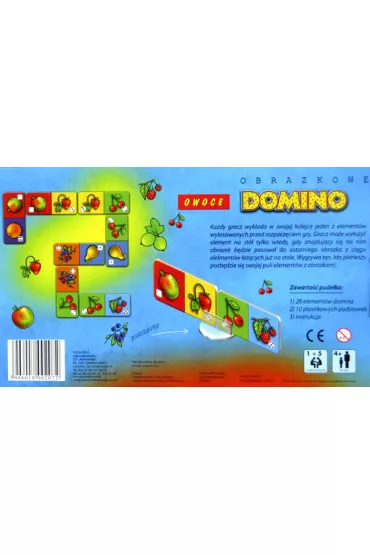 Domino obrazkowe OWOCE Alexander
