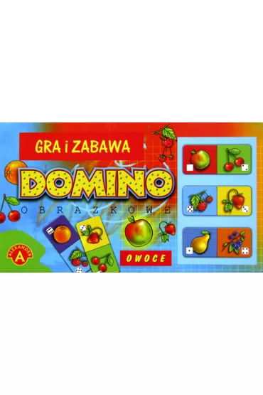 Domino obrazkowe OWOCE Alexander