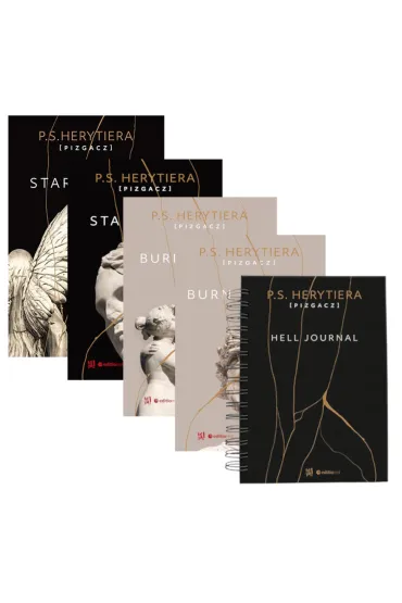 Pakiet: Burn the Hell. Rundy 1-4, Hell Journal - P.S. Herytiera Pizgacz