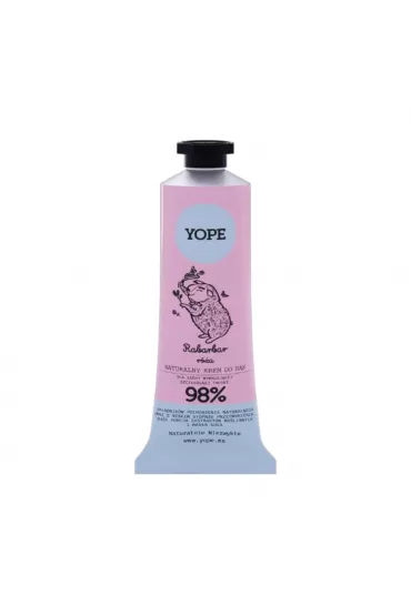 Yope Naturalny krem do r�k Rabarbar i R�a 50 ml