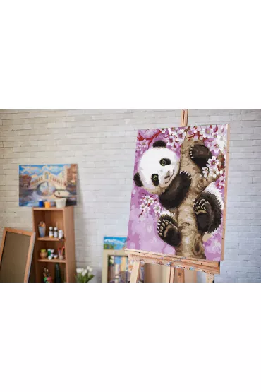 Twoje Hobby Malowanie po numerach - �liczna panda 40x50cm