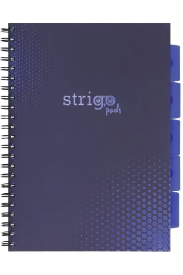 Strigo Ko�ozeszyt Pads B5 Basic granatowy kratka 100 kartek