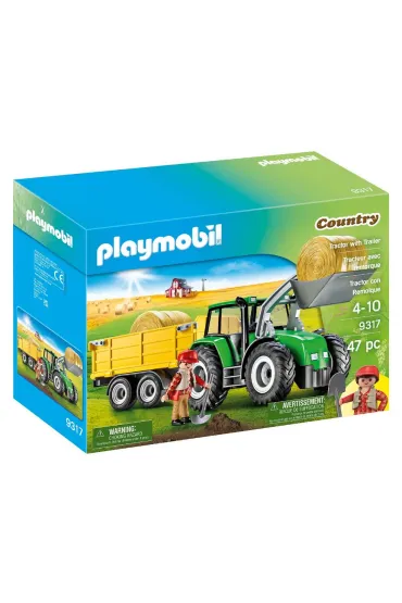 Playmobil Country Traktor z przyczep� 9317