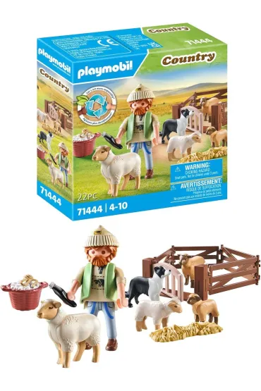 Playmobil Country M�ody owczarz z owcami 71444