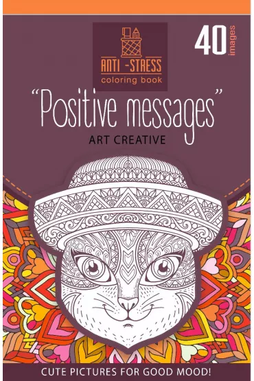 Kolorowanka antystresowa 126x200 20 Positive msg