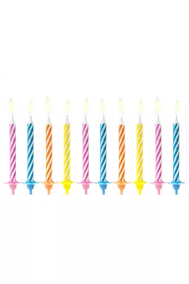 PartyDeco �wieczki urodzinowe 6cm