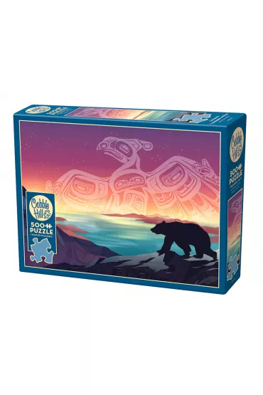 Puzzle 500 el. Wierzenia rdzennych mieszka�c�w Ameryki Cobble Hill - Tristan Wolf