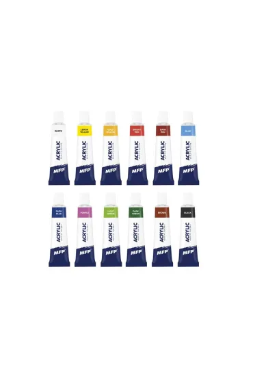 MFP Farby akrylowe 12 x 12 ml