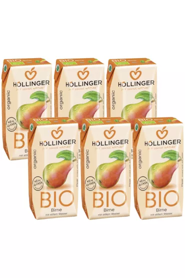 Hollinger Nektar gruszkowy m�tny Zestaw 6 x 200 ml Bio
