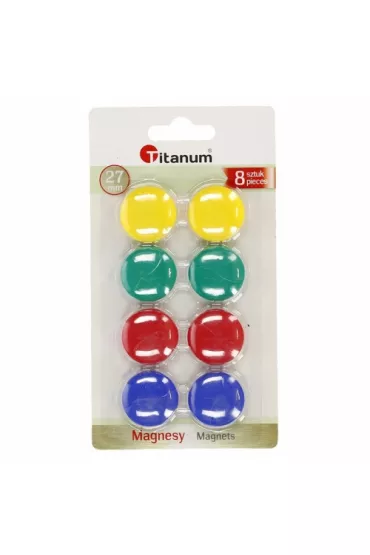 Titanum Magnes do tablic 27mm 8szt