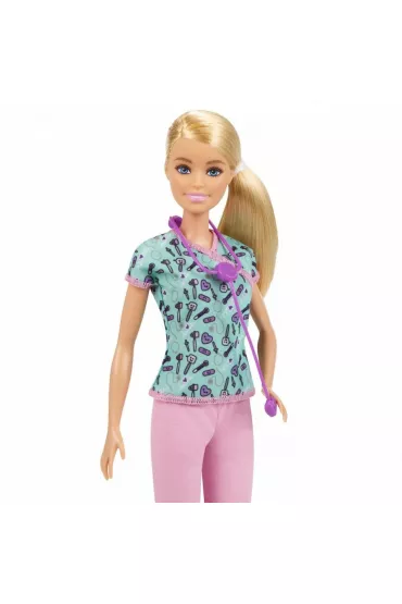 BRB Kariera Lalka Pielgniarka GTW39 Mattel