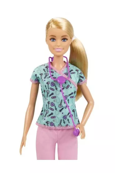 BRB Kariera Lalka Pielgniarka GTW39 Mattel