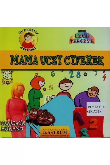 Mama uczy cyferek +CD. Poznajemy cyferki - Lech Tkaczyk