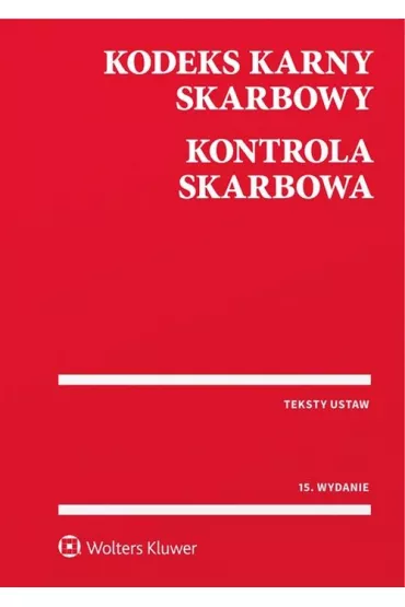 Kodeks karny skarbowy. Kontrola skarbowa