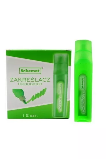 Schemat Zakre�lacz zielony 12 szt.