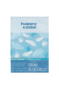 Happy Color Blok A5 Deco Blue 170 g 20 kartek