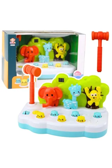 Gra Zwierz�tka Whack-A-Mole licznik m�otek kolor LeanToys