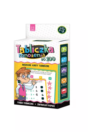 Tabliczka mno�enia do 100. Magiczne karty termiczne - Agnieszka Bator