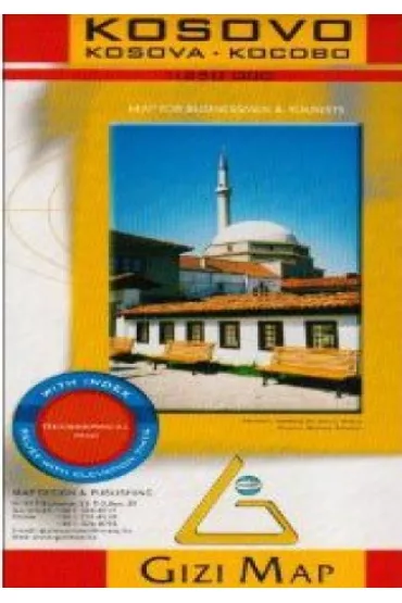 Kosowo. Mapa - -