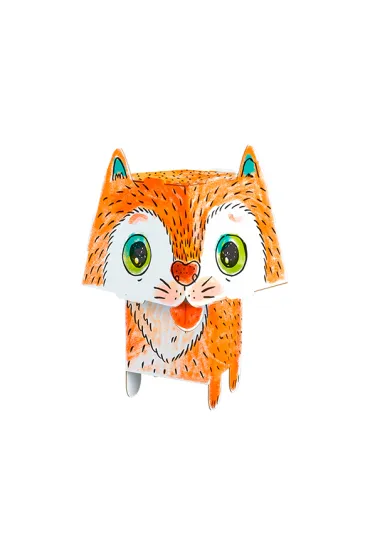 Kolorowanka CubeHead 3D, "Kot", Normal