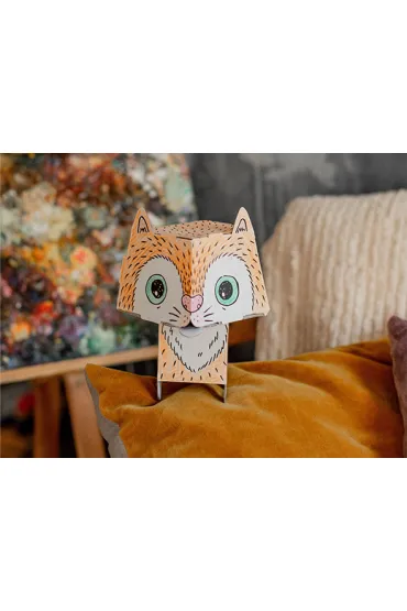 Kolorowanka CubeHead 3D, "Kot", Normal