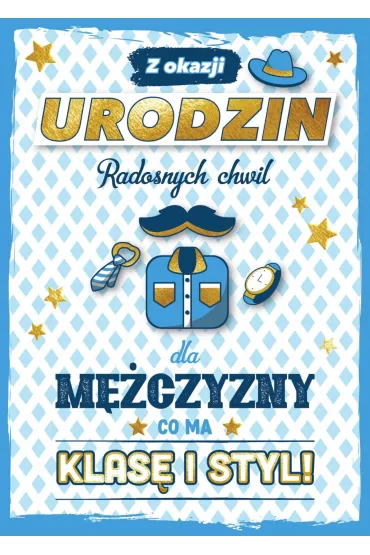 Armin Style KARNET URODZINY B6 Z KOP AS GM-1158 FOL