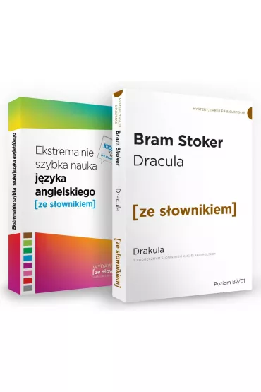 Pakiet [ze s�ownikiem]: Drakula. Poziom B2/C1, Ekstremalnie szybka nauka j�zyka angielskiego