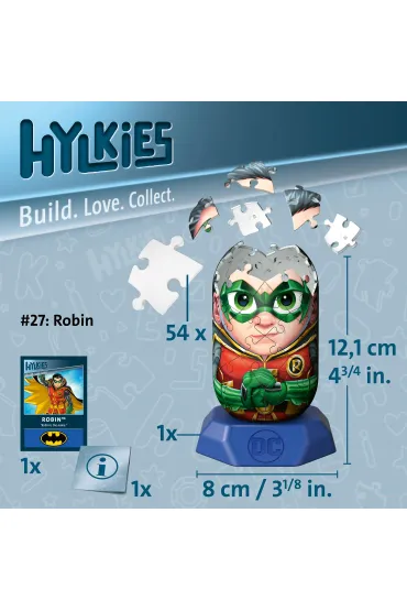 Puzzle 54 el. 3D Hylkies: DC Robin Ravensburger