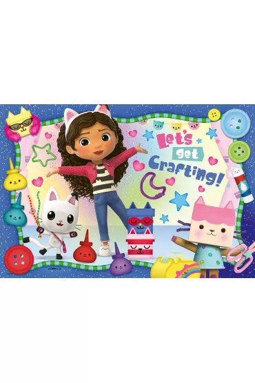 Puzzle dla dzieci 2x24 el. Koci Domek Gabi Ravensburger