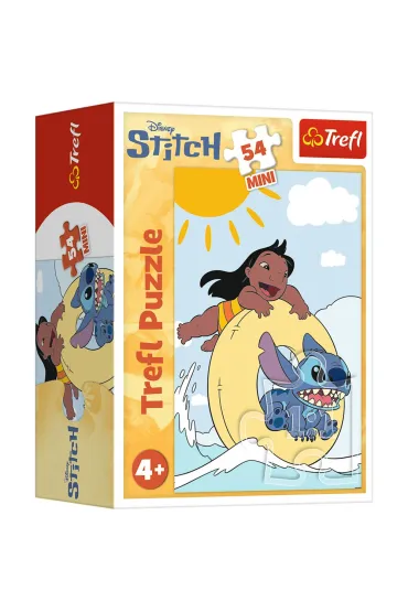 Puzzle mini 54 el. Stitch i jego �wiat - mix Trefl