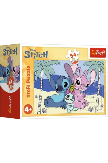 Puzzle mini 54 el. Stitch i jego �wiat - mix Trefl