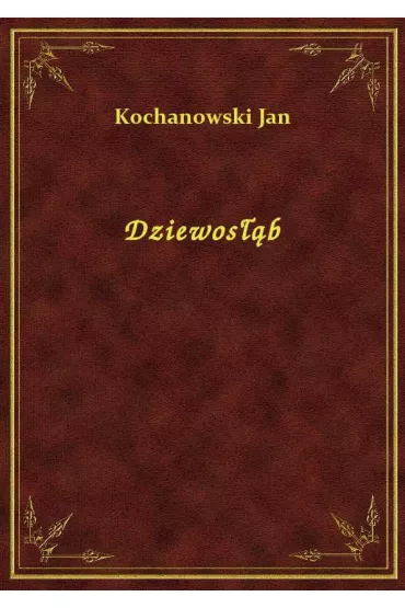 eBook Dziewos��b epub - Jan Kochanowski