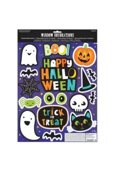 Amscan Naklejki na okno Hallo-ween Friends