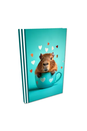 Bee-bee Notes A5 Soft Touch Capybara kratka