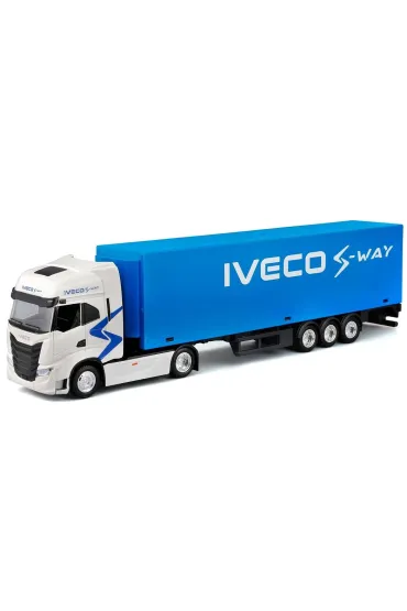 Bburago Model 1:43 IVECO S-WAY 570 ci�ar�wka z naczep� 18-31469