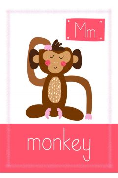 Monkey. Plakat premium 40 x 50 cm
