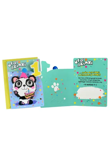 Kukartka Karnet B6 DK-787 Roczek panda