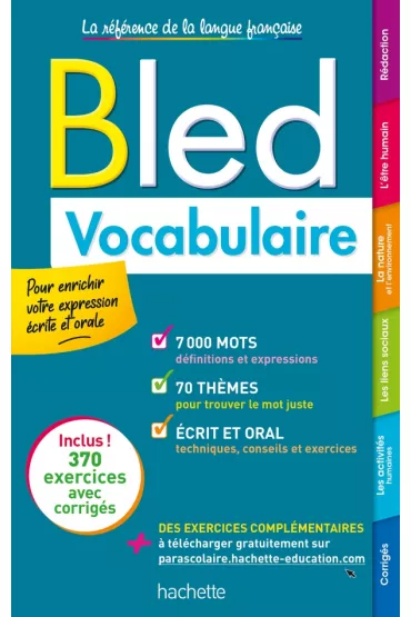 Bled Vocabulaire (ed. 2021) - Anne-Laure Chat, Daniel  Berlion, R Bourcereau-Lequeux
