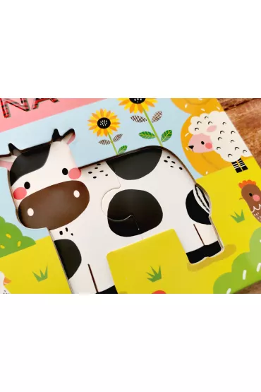 Na wsi. Akademia mdrego dziecka. Ukadam puzzle - Rebecca  Weerasekera