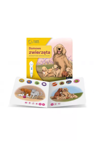 Czytaj z Albikiem. Domowe zwierz�ta. Interaktywna m�wi�ca ksi��ka - Lucie Krystl�kov�