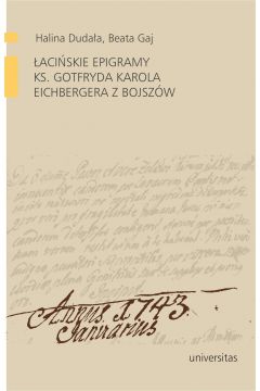 eBook aciskie epigramy ks. Gotfryda Karola Eichbergera z Bojszw mobi epub