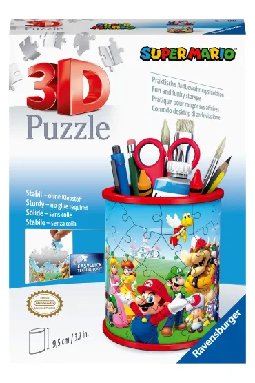 Puzzle 54 el. 3D Przybornik Super Mario Ravensburger