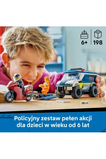LEGO City Furgonetka policyjnego konwoju wi�ziennego 60479