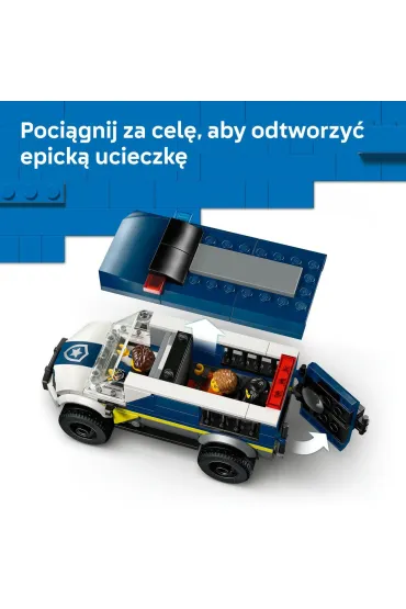 LEGO City Furgonetka policyjnego konwoju wi�ziennego 60479