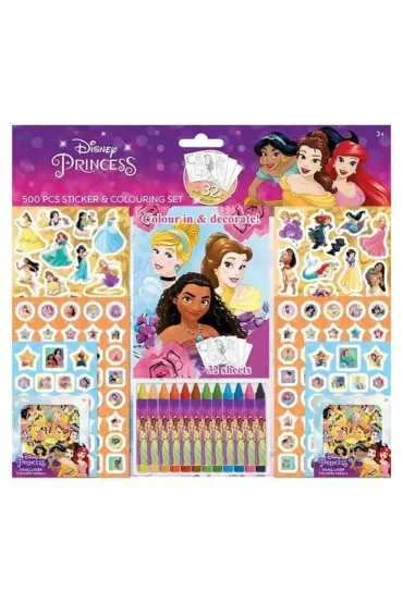 Zestaw do kolorowania i wyklejania Disney 500 szt