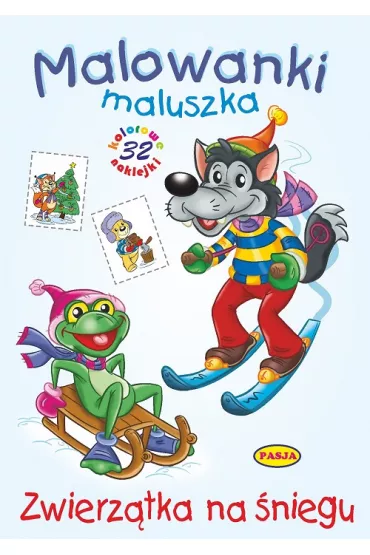 Zwierz�tka na �niegu malowanki maluszka - Ernest B��dowski