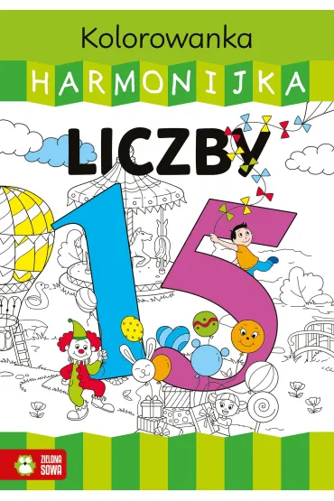 Kolorowanka harmonijka. Liczby - Justyna  Zalewska