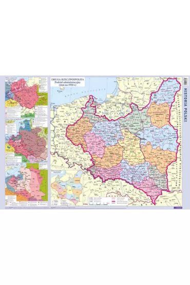 Historia Polski II RP mapa �cienna podr�czna