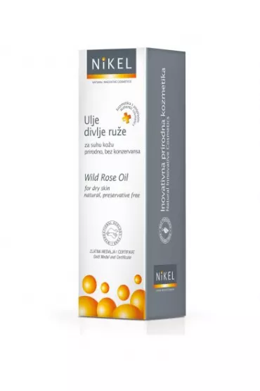 Nikel Olejek z kwiat�w dzikiej r�y i pelargonii wyg�adzaj�cy zmarszczki, naturalny 30 ml